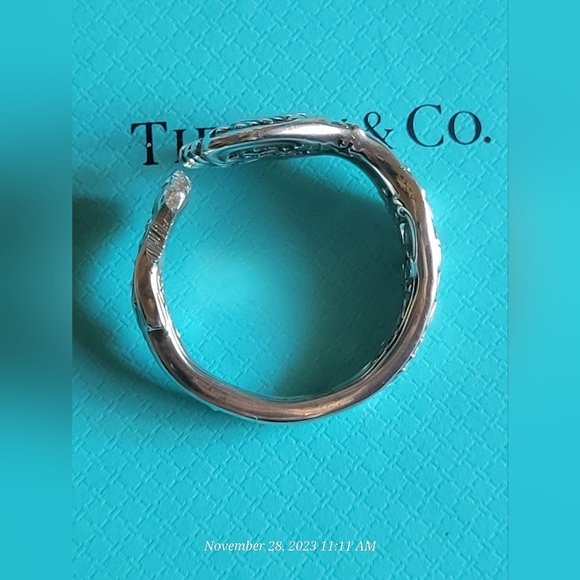 1880 Tiffany & Company English King Pattern Spoon Ring in Sterling Silver #15 - Picture 15 of 15